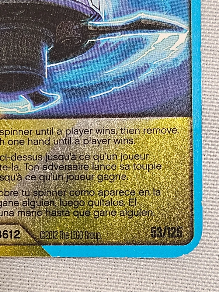 Lego Ninjago TCG - Fast As Lightening - Rare Foil Trading Card 53/125 - Image 4 of 4