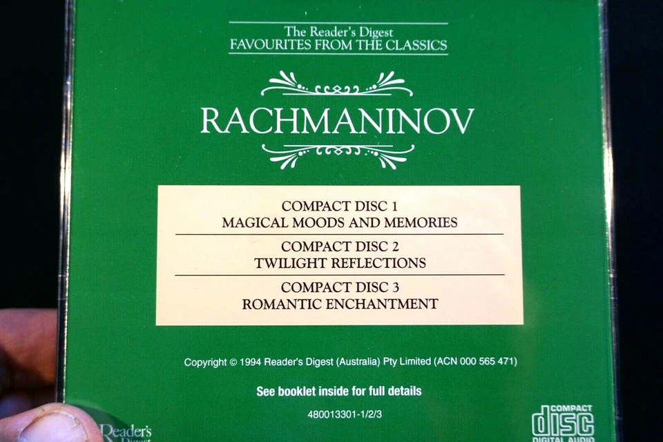 Reader's Digest - Rachmaninov, 3 CD Set - CD, VG - Image 2 of 2