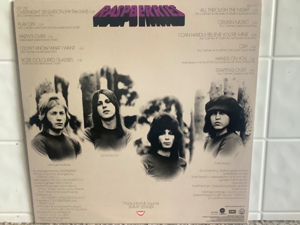 RASPBERRIES Starting Over 1974 WINCHESTER / Capitol ST11329 /RARE POSTER NM eBay