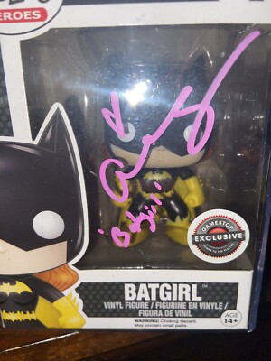 Signed Alicia Silverstone Autographed Batgirl Funko Pop 03