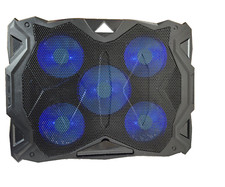 PC Cooler Cooling Pad Stand Dual USB Fan Cooler 5 Fans for Notebook PC