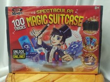 Spectacular Magic Suitcase 100 Tricks Magic Show with Props. NEW