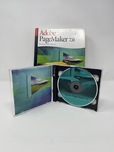 Adobe PageMaker 7.0 Plus for Macintosh Full Retail Version In Box - Picture 2 of 12