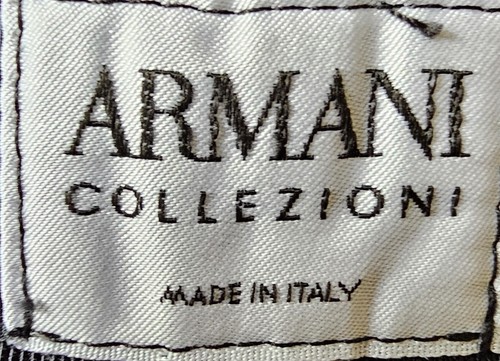 Pantalones para mujer Armani Collezioni talla 48 EE. UU. 12 negros de lana virgen - Imagen 14 de 24