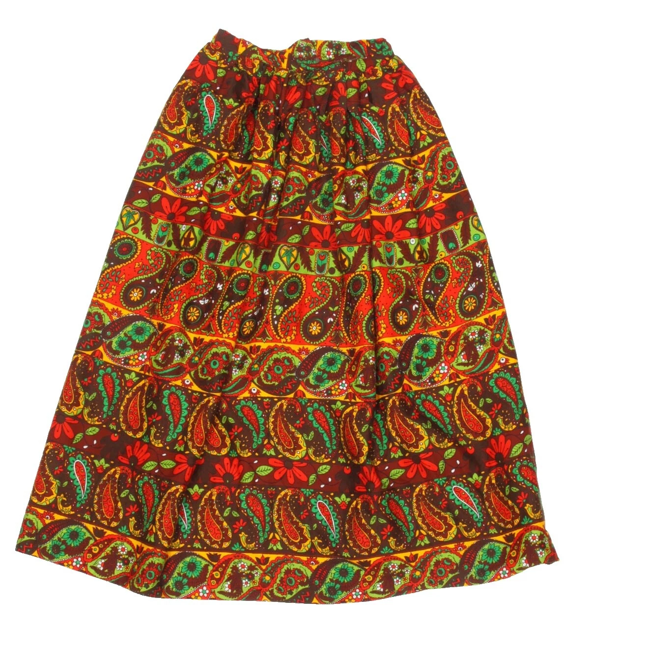 Psychedelic Original 1970s Vintage Skirts for Women