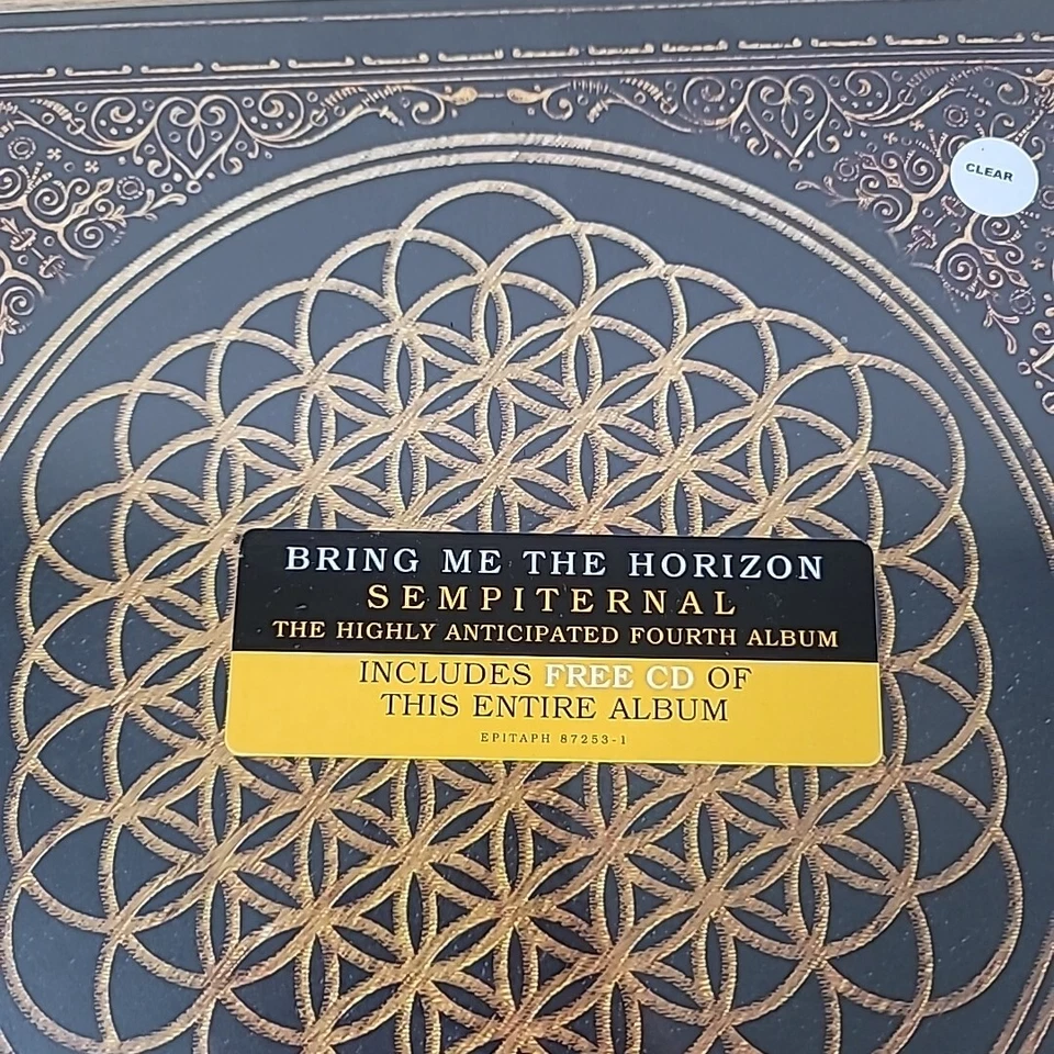 Bring Me The Horizon - Sempiternal CLEAR Vinyl LP Record RARE New Sealed - Image 2 of 4