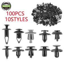 Set of 100 Bumper Fender Fastener Clips For Porsche Boxster Panamera Cayenne