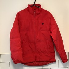 Chaps Down Filled Jacket - Size M - Red - P2p 18”
