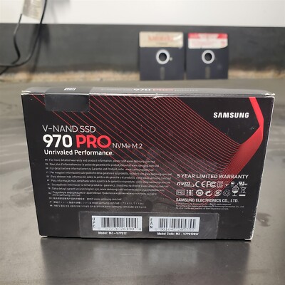 Samsung 970 PRO 512GB,Internal,NVMe M.2 (MZ-V7P512BW) Solid