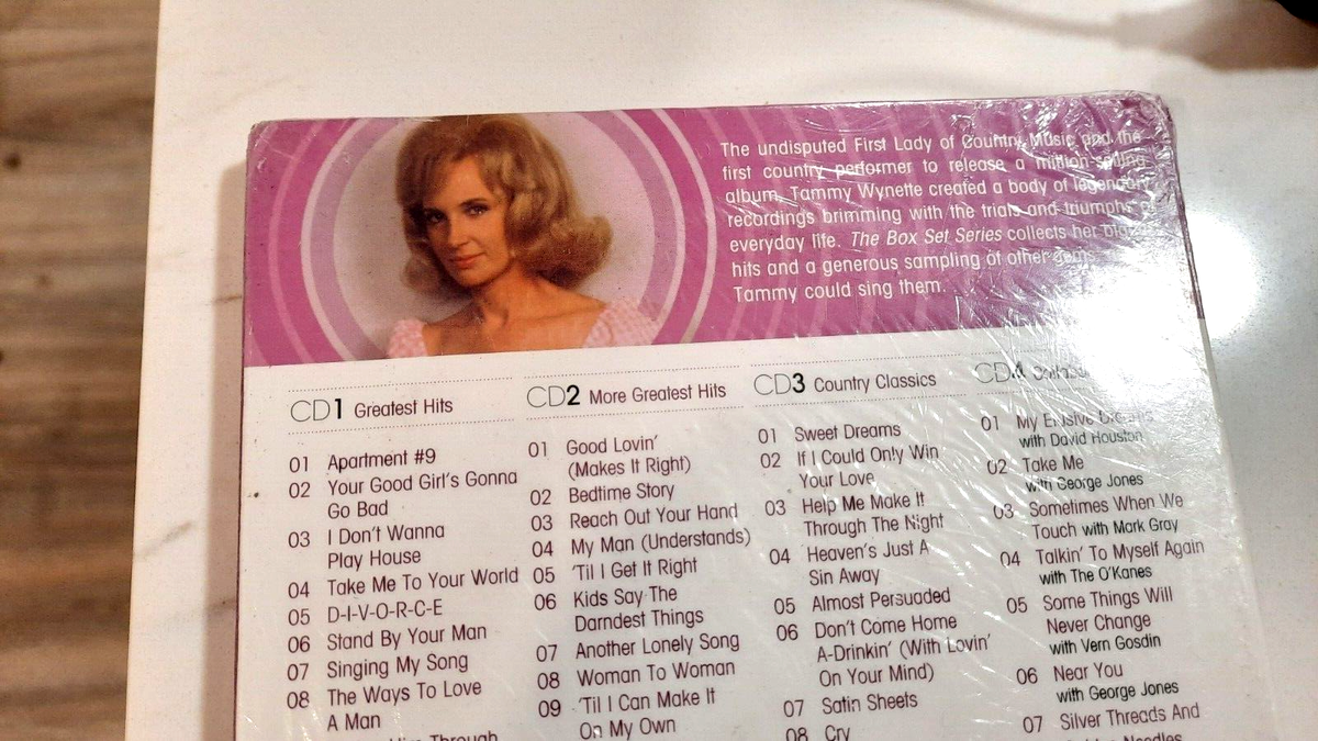 4 CD Set Tammy Wynette The Box Set Series 2014 Epic for sale