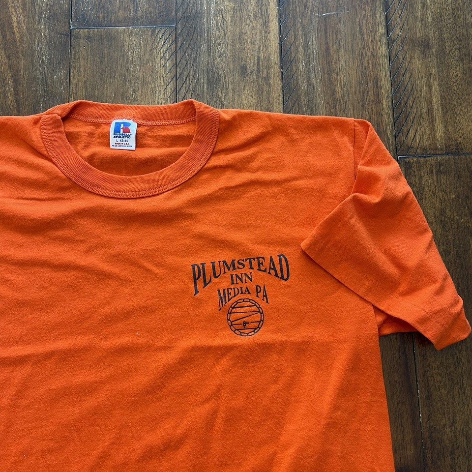 Vintage 80s Plumstead Inn Media PA L TShirt Delco Delaware County PA
