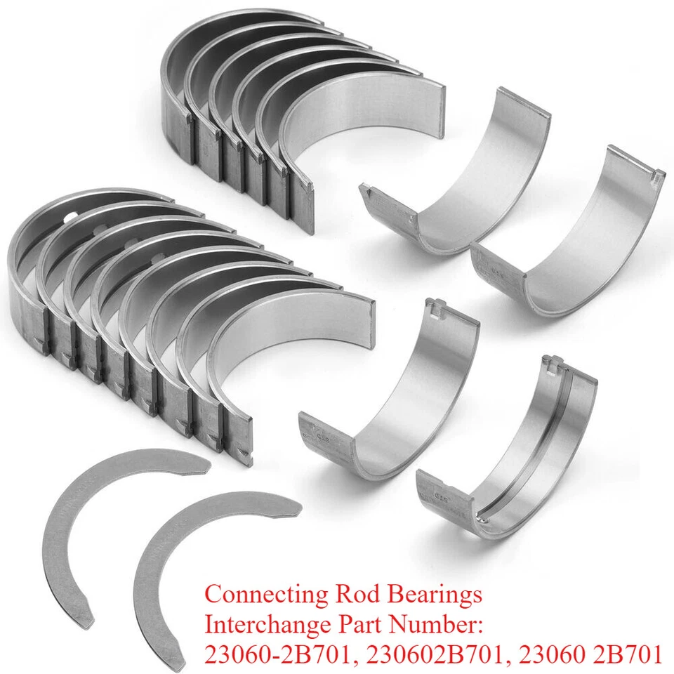 Engine Crankshaft Connecting Rod Bearing For 1.6 Hyundai 12-20 Kia Optima Sonata Foto 4 de 4