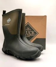 Muck EDGEWATER II MID Unisex and Men's NEW Boots Dark Green Multiple Sizes