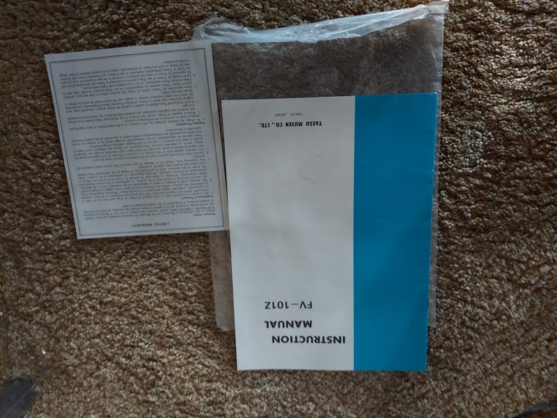 Yaesu FV-101Z Manual