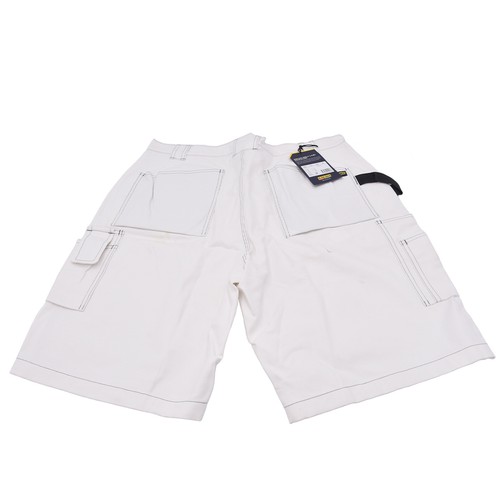 BLAKLADER 1634 White Painter Work Shorts (163412101000)