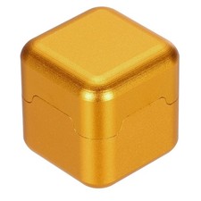 Billiard Magnetic Chalk Holder Aluminum Pool Chalk Holder Billiards Case, Golden
