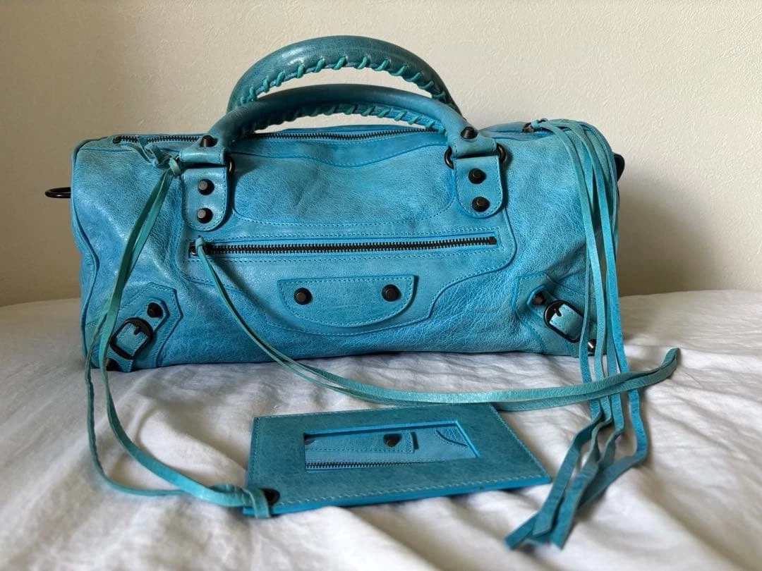 Balenciaga Shoulder Bag Blue Bags & Handbags for Women for sale | eBay