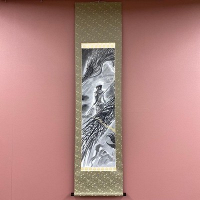Exc Kakejiku Scroll Hakudo Sun Wukong Monkey King Tusche Malkasten