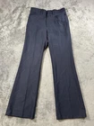 Vintage Levis Panatela Pants Mens 31x32 Blue Knit Dress Slacks 70s Polyester