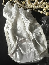 Vintage Victoria's Secret panties NEW Nylon Spandex 2nd Skin White Size Small