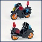 1 Pc City Police SWAT Motorcycle Model Building Blocks DIY Model Building Blocks