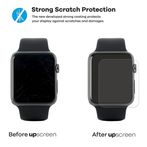 upscreen Screen Protector for ASUS VivoWatch 6 Anti-Bacteria Clear Protection - Zdjęcie 7 z 10