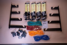 Photography 4 Roller Backdrop Wall Mount Manual Background Roller Support System