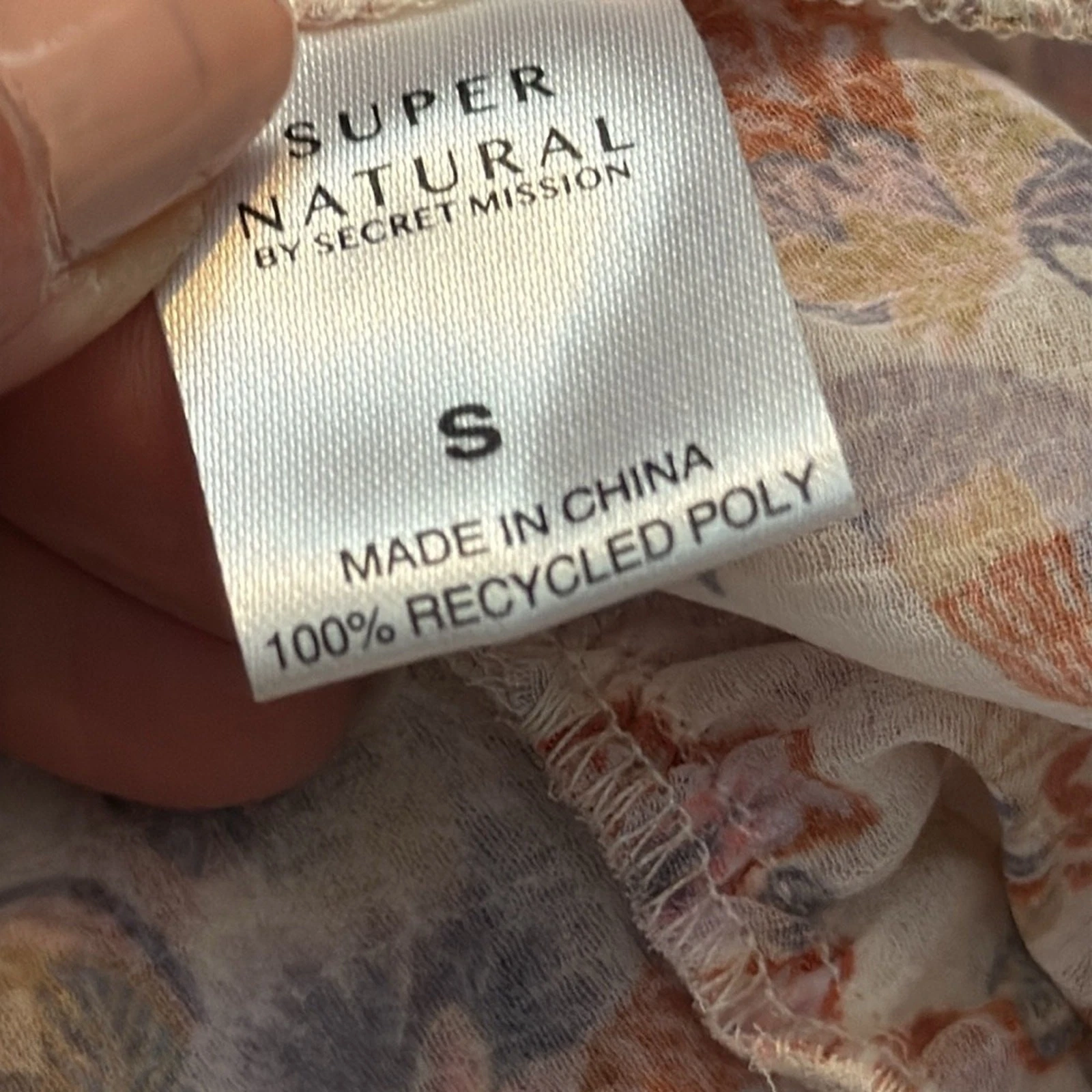 UNDERCOVER Mini Abito Super Natural by Secret Mission Greenport Floreale Paisley Smocked