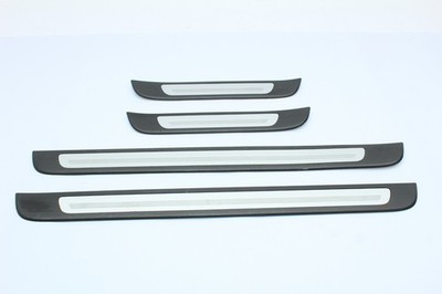 2012-2018 Audi A6 S6 Door Step Sill Scuff Plate Panel Trim Set OEM 4G0853374