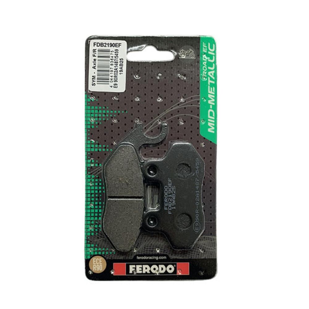 Ferodo Mid-Metallic Front Brake Pad Fits Peugeot Tweet 150RS 4T/RearDiscModel 11