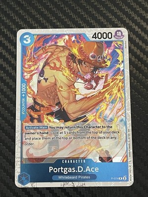 Portgas.D.Ace P-074 Foil Premium Card Collection Best Selection Vol. 3 MINT  