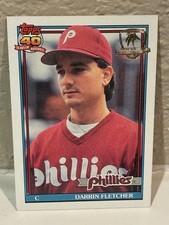 1991 Topps Operation Desert Shield 9 Darrin Fletcher Phillies Nrmt B 1991 Topps Operation Desert Shield 9 Darrin Fletcher Phillies Nrmt B