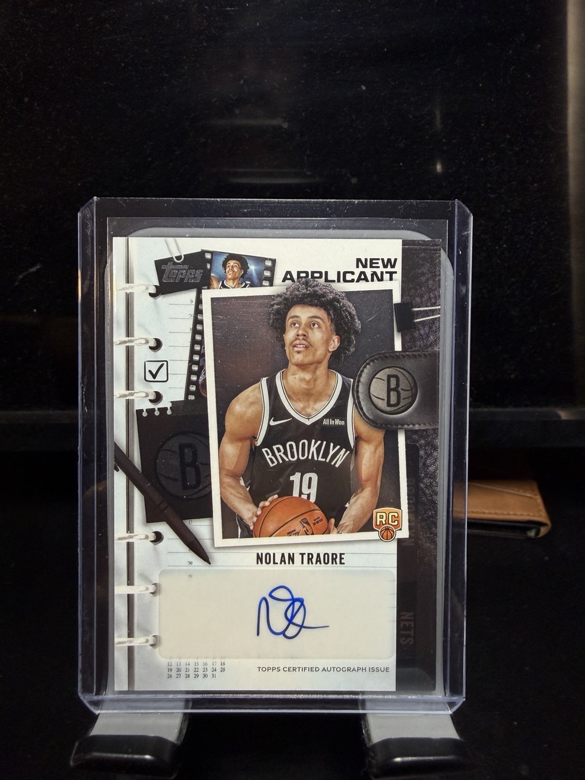 2025-26 Topps NBA Flagship #NA-NT Nolan Traore New Applicants Rookie Auto SP