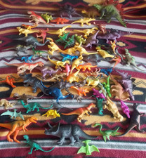 Lot of 71 Vintage Plastic Dinosaurs Large Lot Of 71 Plastic Dinosaurs