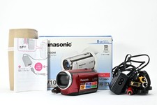 NEAR MINT Panasonic HC-V100M Full HD Digital used Red Video Camera From JAPAN