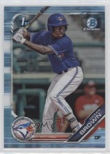2019 Bowman Draft Chrome Sky Blue Refractor Dasan Brown #BDC-63 uk2