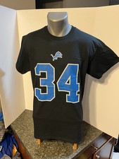 Detroit Lions Football NFL Alex Anzalone  Adult T-shirt Black Med Cotton - NWT