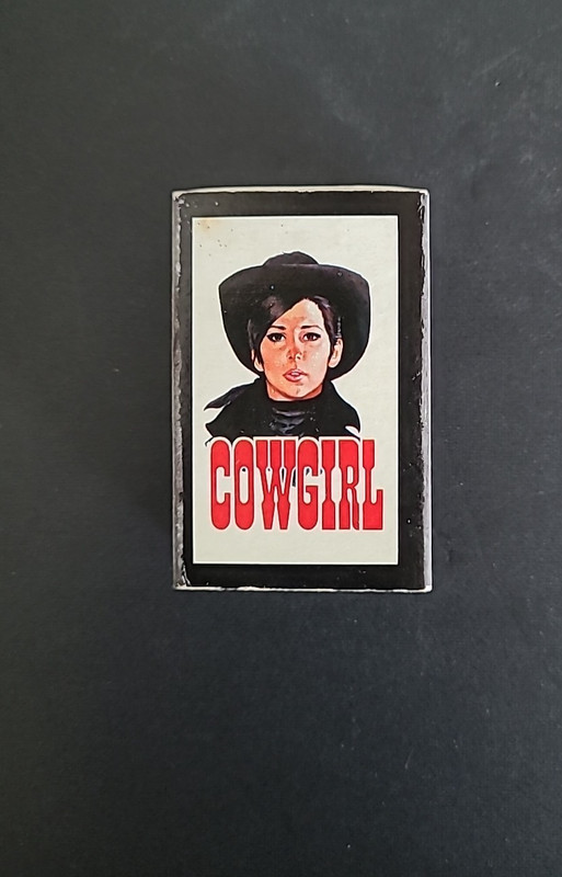 Match Box Cowgirl The Cornish Match Company St.Ives Cornwall British Trademark