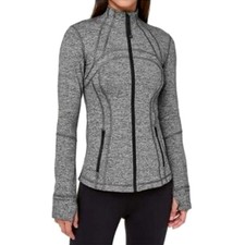 Lululemon Athletica Define Jacket Sz 4 Zipper Closure Side Pockets Long Sleeves