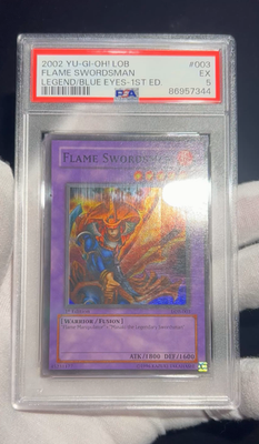 遊戯王 LOB 1st Flame Swordsman 旧アジア PSA 10 Flame Swordsman LOB-003 The Legend of Blue Eyes White Dragon 1st