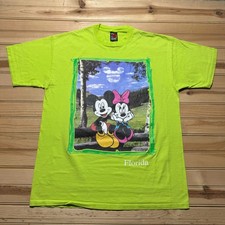 Vintage 90s Disney Mickey Unlimited Minnie Florida Graphic T-Shirt - Size Large