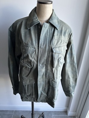 GRLFRND Kaia Oversized Drawstring Jacket in Eucalyptus Size Medium