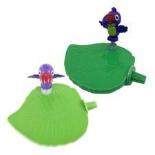 2pcs Bird Perch Platform For Parrots, Leaf Design Plastic Standing Branch, Play