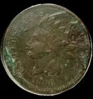 1866 Indian Head Cent Penny VF Condition