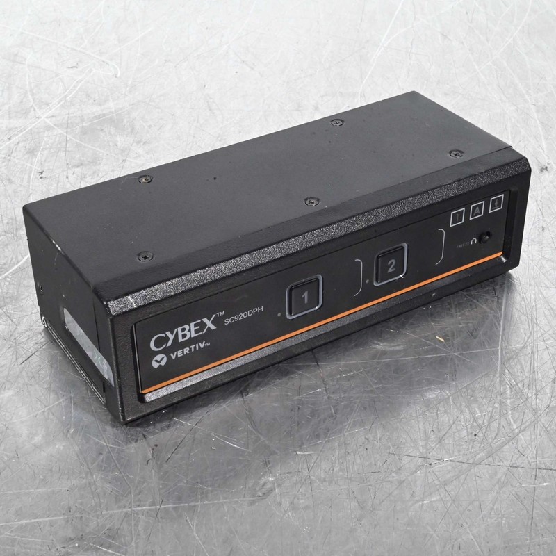 VERTIV Cybex SC920DPH Universal DP/H Secure KVM Switch 2-Port Dual Display PP4.0