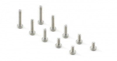 SCALEAUTO - Steel allen screw sets M2x3,4,6,8,10mm mix sets