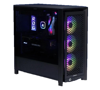 CORSAIR - FRAME 4000D RS ARGB ATX Mid-Tower PC Case - Black