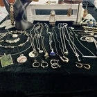 Vintage To Modern Mixed Estate Costume Jewelry Lot Silver Tone Rhinestones More