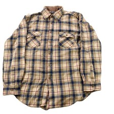 Vintage 1980s JC Penney The Men's Shop Plaid Flannel Button Up Shirt Men's XL