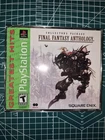 Final Fantasy Anthology FF V 5 VI 6 Sony PlayStation 1 PS1 Reg Card CIB TESTED